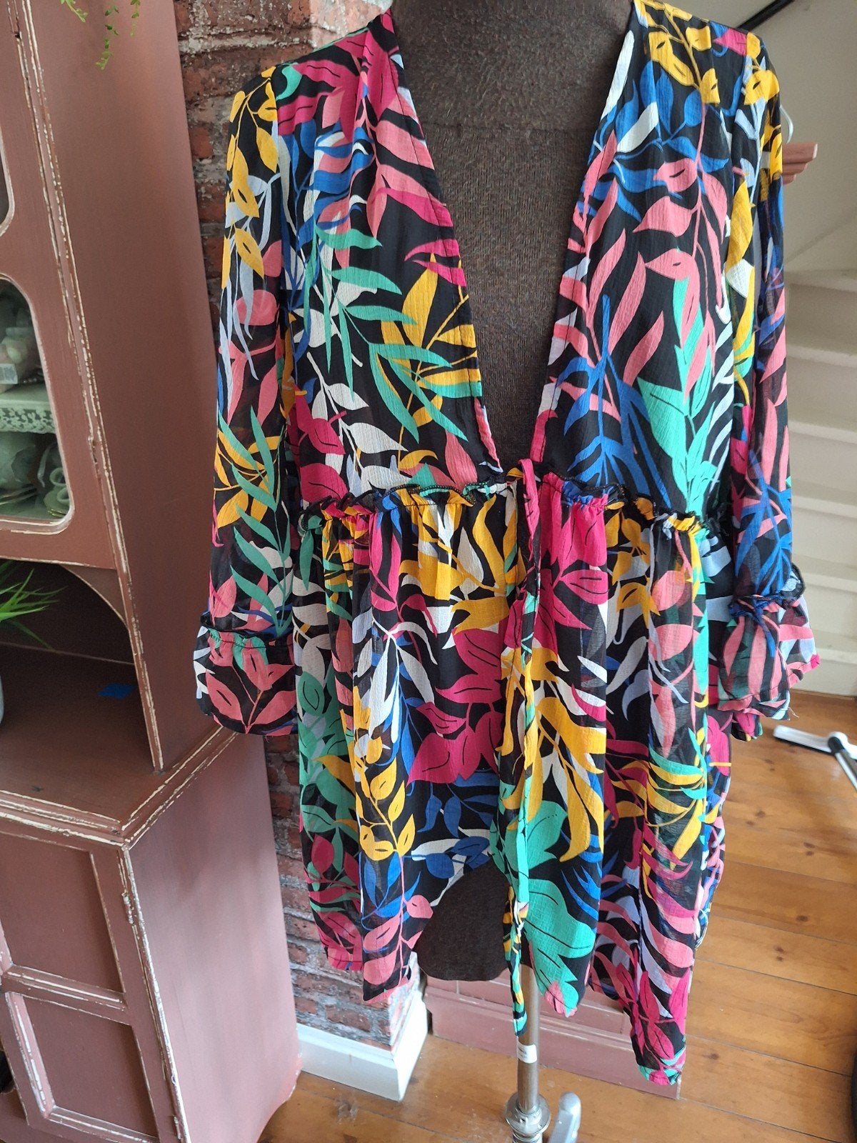 Voile tuniek maat l xl, Ophalen of Verzenden, Zo goed als nieuw, Maat 42/44 (L), Meerkleurig