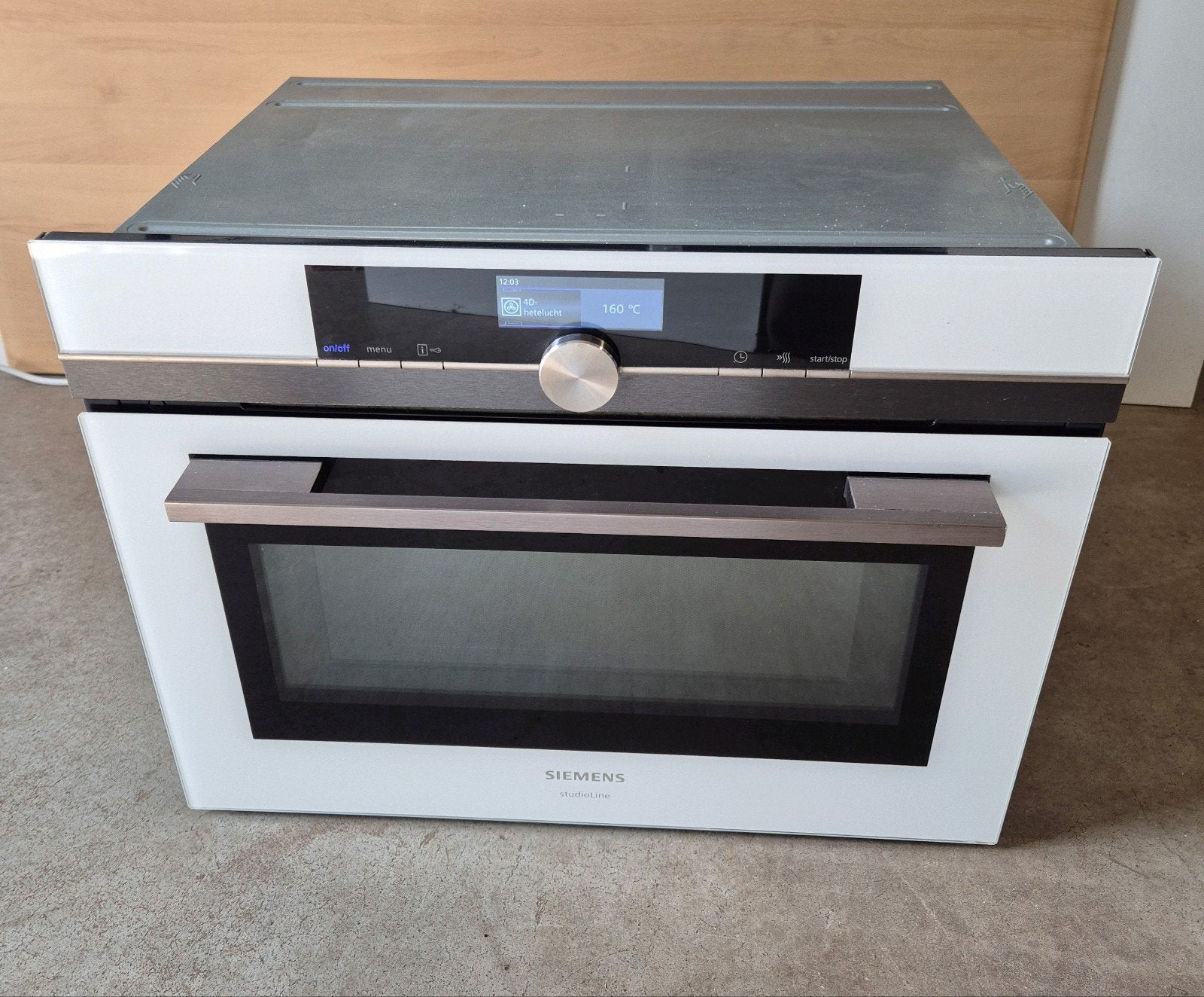 Siemens Blacksteel combi oven/magnetron Wifi + zelfreiniging, Witgoed en Apparatuur, Ophalen of Verzenden
