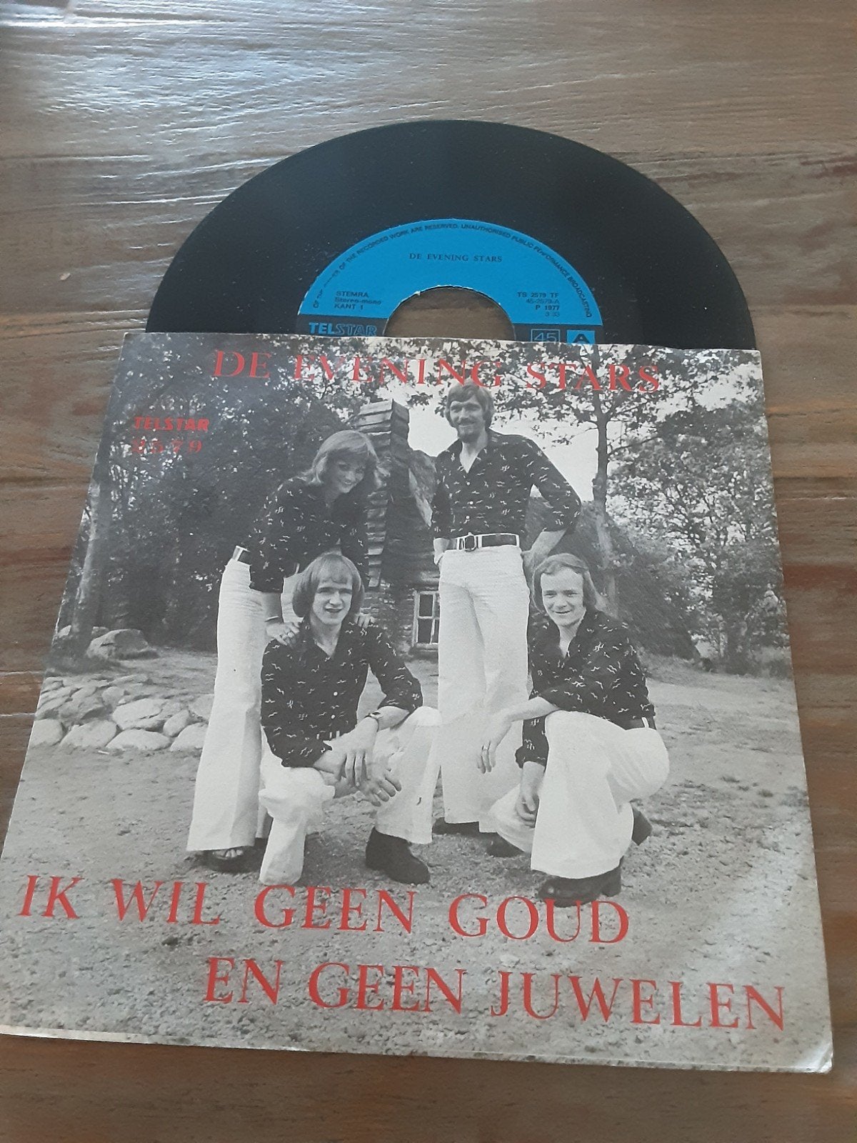 De Evening Stars piraat single., Cd's en Dvd's, Vinyl | Nederlandstalig, Ophalen of Verzenden, Zo goed als nieuw, Overige formaten
