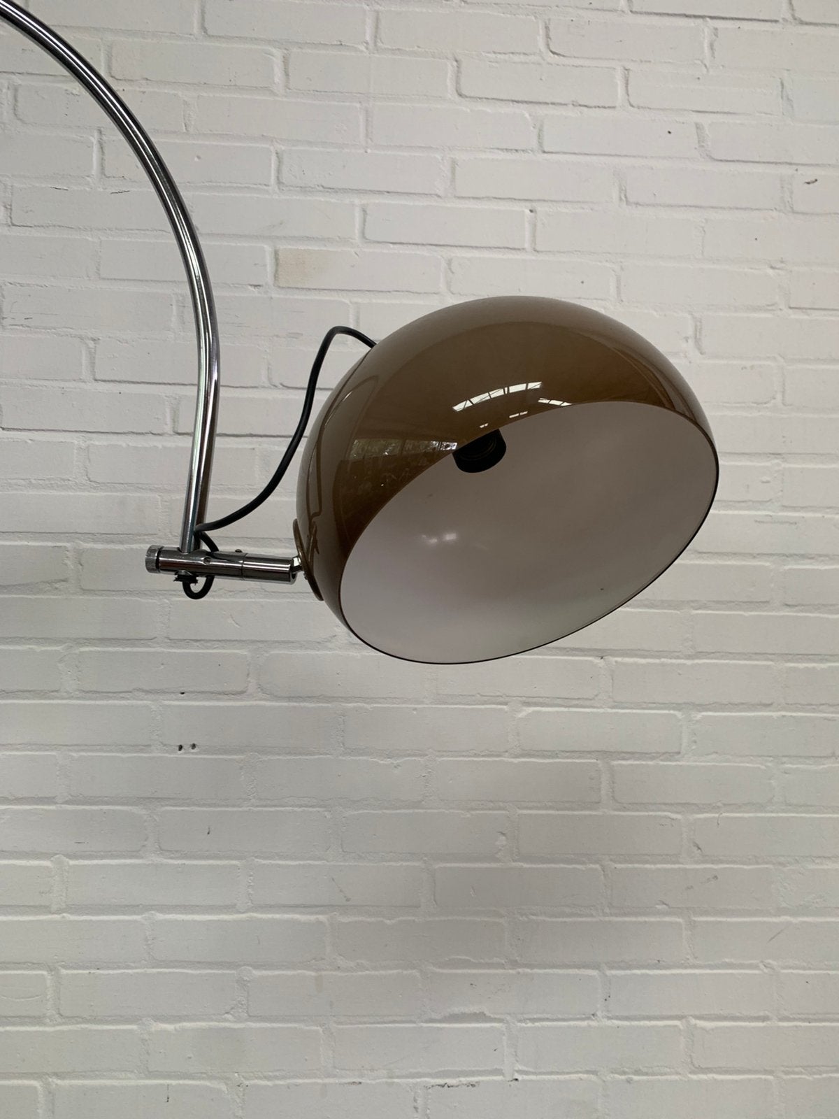 Dijkstra Space Age arc boog vloerlamp uit de jaren 60 en 70., Ophalen of Verzenden, Zo goed als nieuw, 150 tot 200 cm