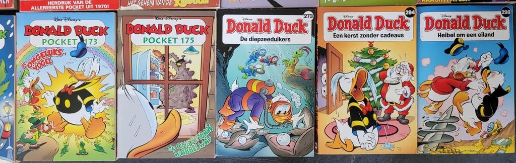 Donald Duck Pockets - 5 stuks  (173, 175, 273, 294, 298), Boeken, Meerdere stripboeken, Ophalen of Verzenden, Gelezen