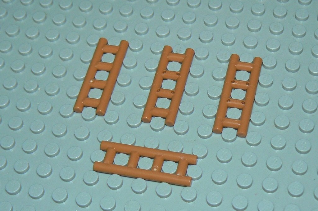 L1369 Trap L4 medium nogat 4 st., Ophalen of Verzenden, Nieuw, Losse stenen, Lego