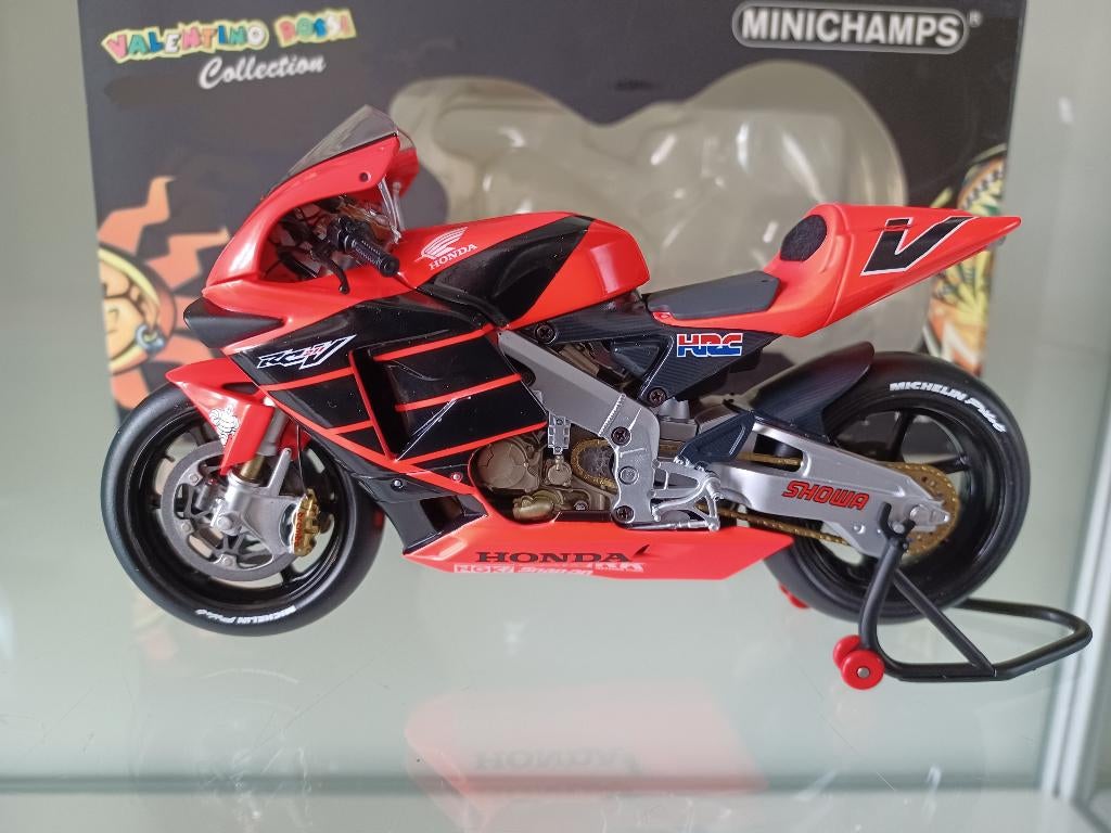 Minichamps 1 12 Rossi Motogp Honda, Ophalen of Verzenden, Gebruikt, 1:9 t/m 1:12, Motor