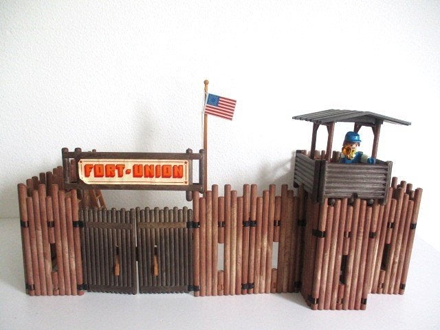 playmobil Fort Union 3420 vintage, Ophalen of Verzenden, Gebruikt, Complete set