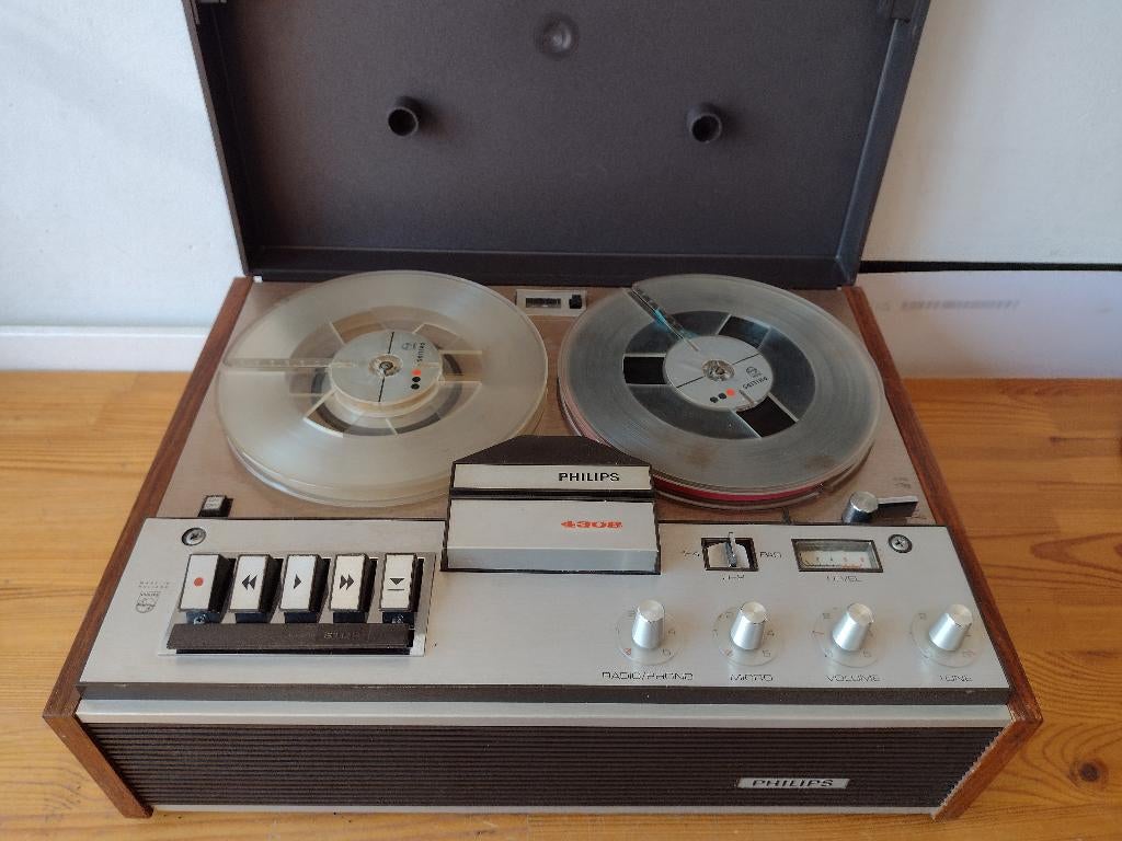 Philips bandopnemer 4308, Ophalen of Verzenden, Bandrecorder, Met banden