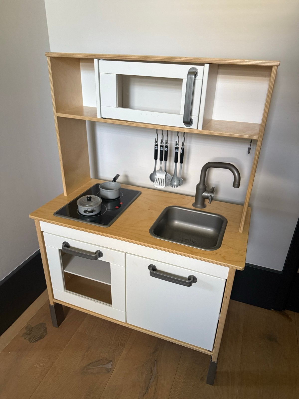IKEA DUKTIG Speelkeuken met accessoires, Ophalen, Zo goed als nieuw, Hout, Speelkeuken