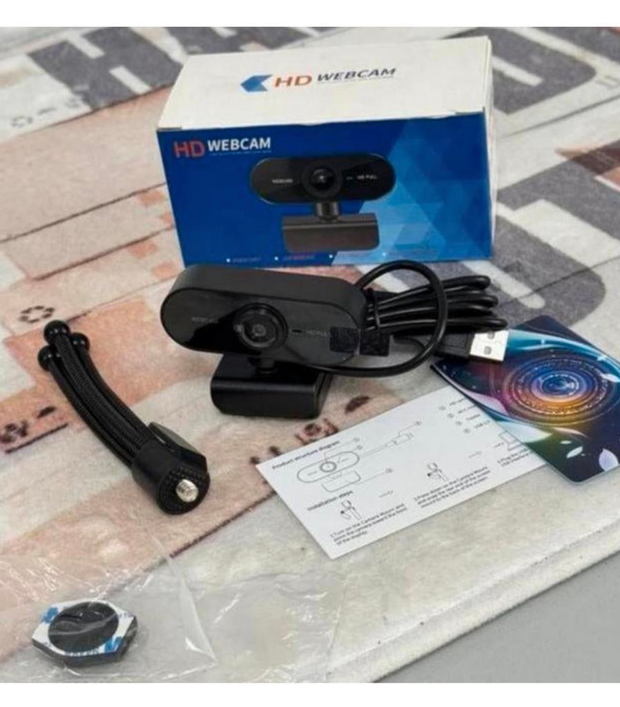 HD webcam 2K-autofocus, voor videogesprekken met microfoon, Nieuw, Ophalen of Verzenden, H, H