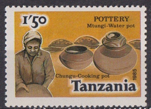 Tanzania 1985 Waterpotten, Verzenden, Postfris, Dier of Natuur