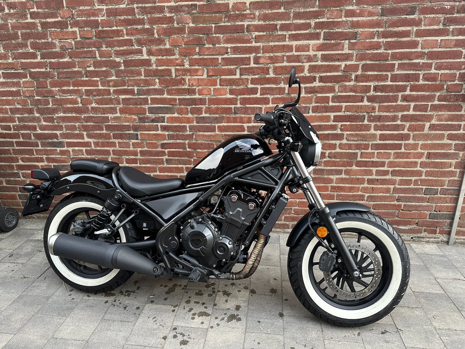 Honda CMX500 Rebel 2019 - Zwart, 7000km, custom details, 2 cilinders, Chopper, Gebruikt, Particulier