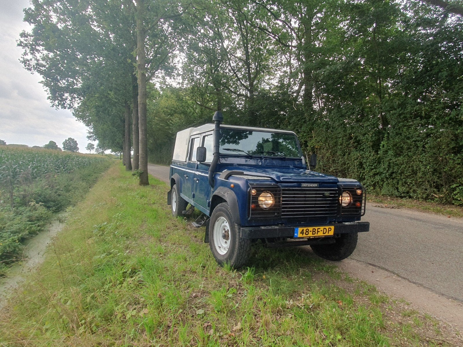 Land Rover Defender 130 TD5 Crew CAB 2002, Land Rover, 2495 cc, Blauw, 122 pk