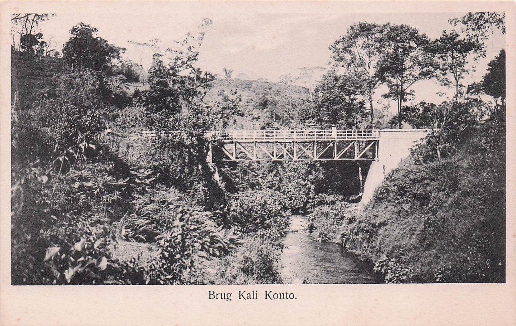 Nederlands Indië - Brug Kali Konto, Ophalen of Verzenden, Voor 1920, Ongelopen, Buiten Europa