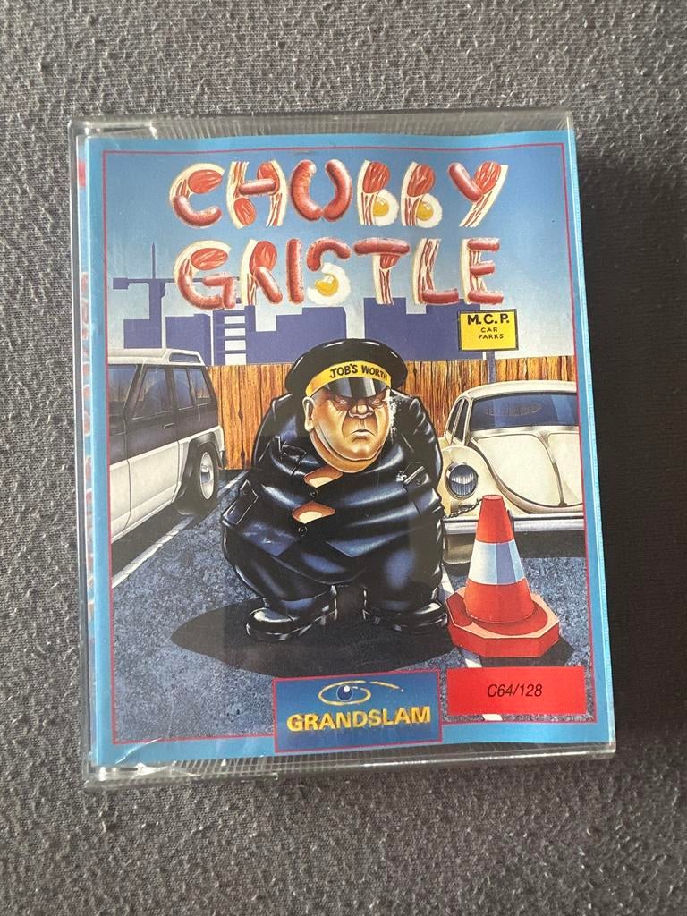 Chubby Gristle - Commodore 64/128 Cassette Game, Overige genres, 1 speler, Ophalen of Verzenden, Zo goed als nieuw
