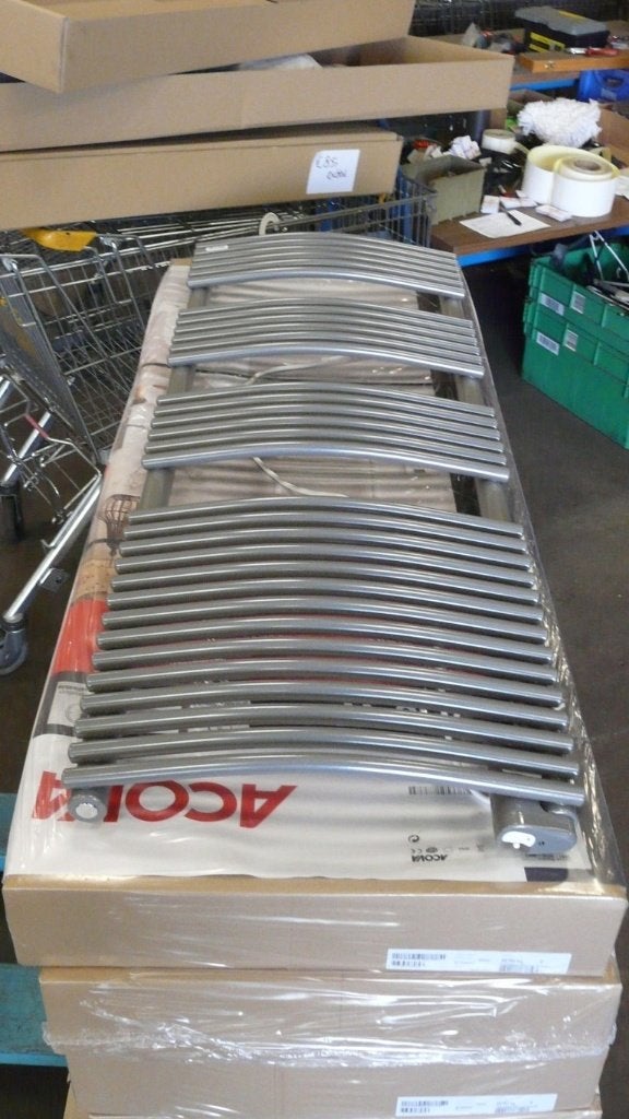 Acova elektrische radiator 750 watt grey aluminium, Ophalen, Nieuw