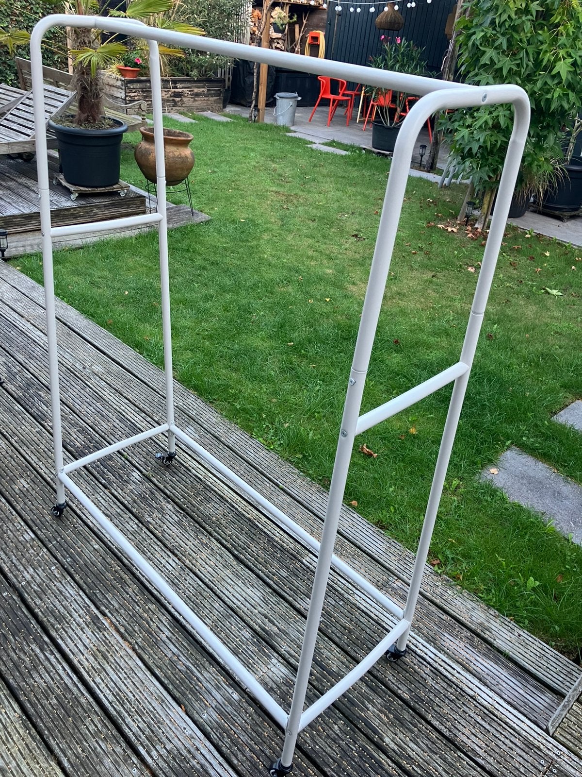 Kledingrek 152h- 48d-118b Beige, Ophalen, Zo goed als nieuw