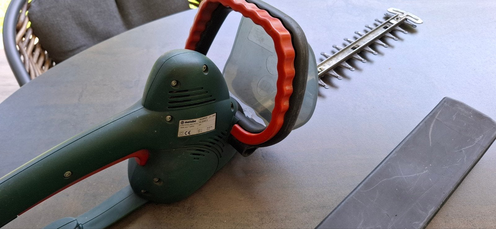 Metabo Heggenschaar HS 8345 S - Zo goed als nieuw, Tuin en Terras, Ophalen of Verzenden