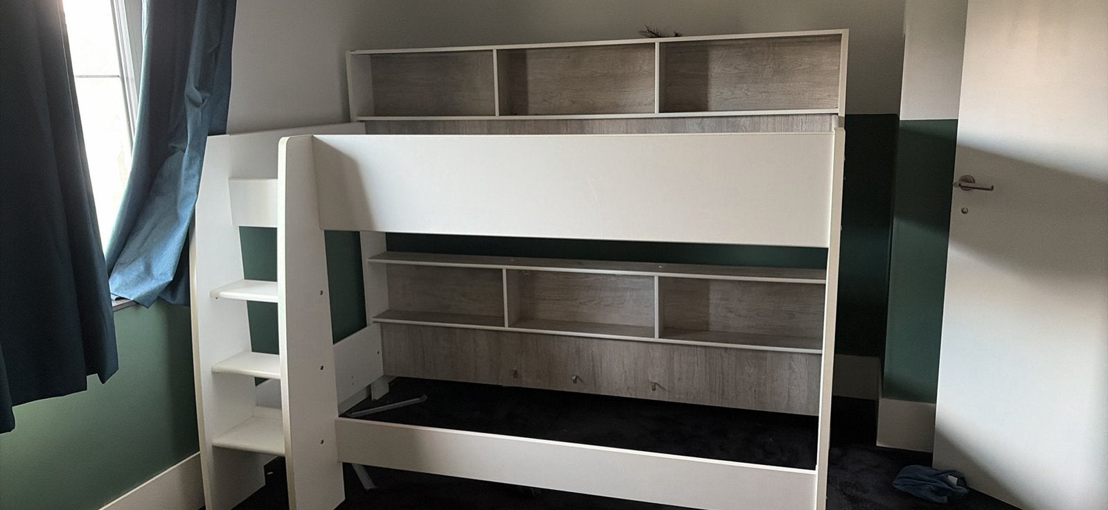 Stapelbed met kastjes, Ophalen, Gebruikt, Stapelbed