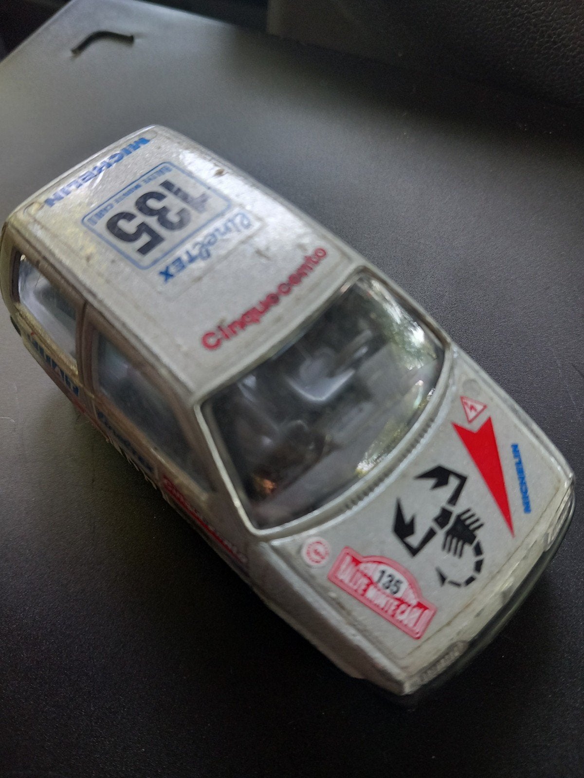 Fiat cinquecento, Hobby en Vrije tijd, Modelauto's | 1:43, Ophalen of Verzenden, Zo goed als nieuw, Auto, Overige merken