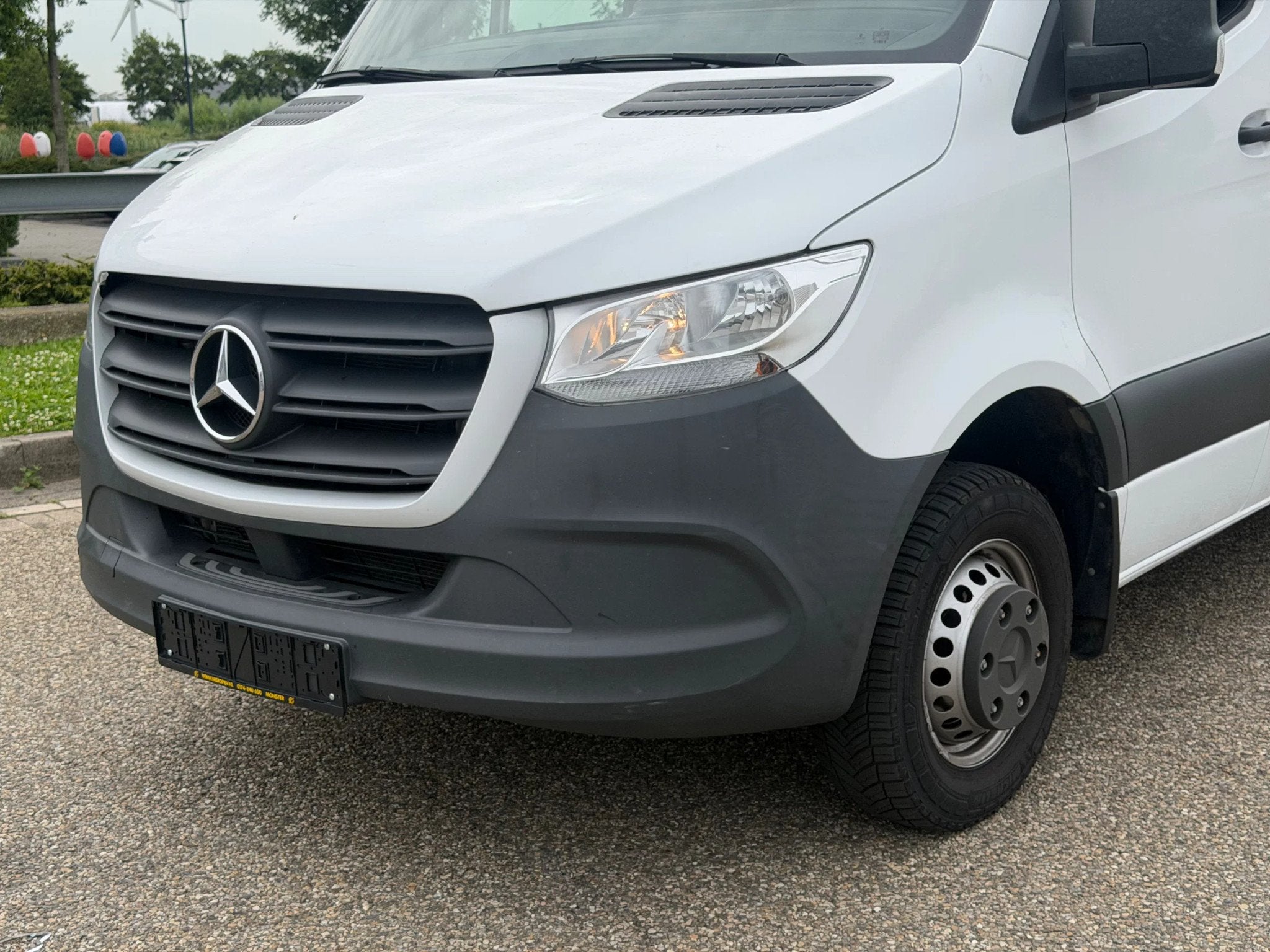 Mercedes-Benz Sprinter 517CDI L2H2 Automaat Airco Navi Trekh, Gebruikt, Euro 6, 2565 kg, Wit