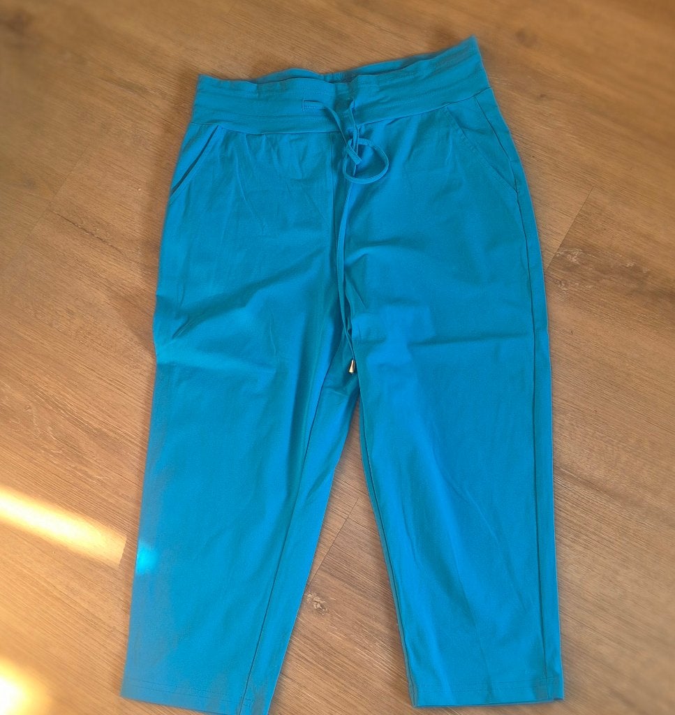 broek 3/4 Lengte blauw maat m   Nicollette Kluiver, Zo goed als nieuw, Driekwart, Nicollette Kluiver, Verzenden