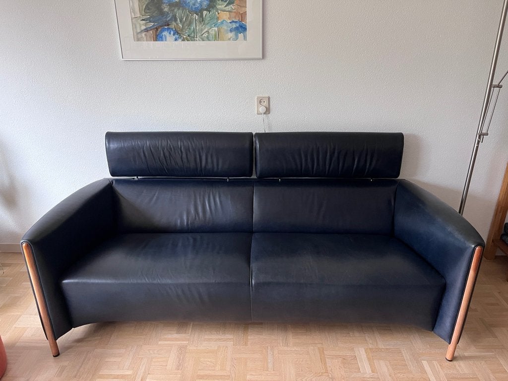 Leolux Goncharov design bank met twee Goncharov fauteuils, Ophalen, Modern design, Gebruikt, Minder dan 75 cm