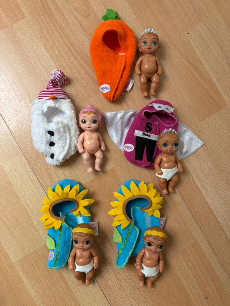 Baby born mini poppetjes, Kinderen en Baby's, Speelgoed | Poppen, Ophalen of Verzenden, Gebruikt, Babypop