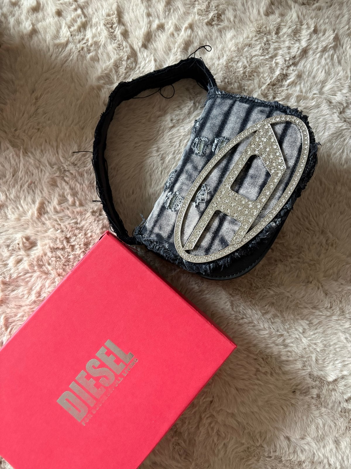 Diesel denim tas nieuw, Ophalen of Verzenden, Nieuw, Blauw, Schoudertasje