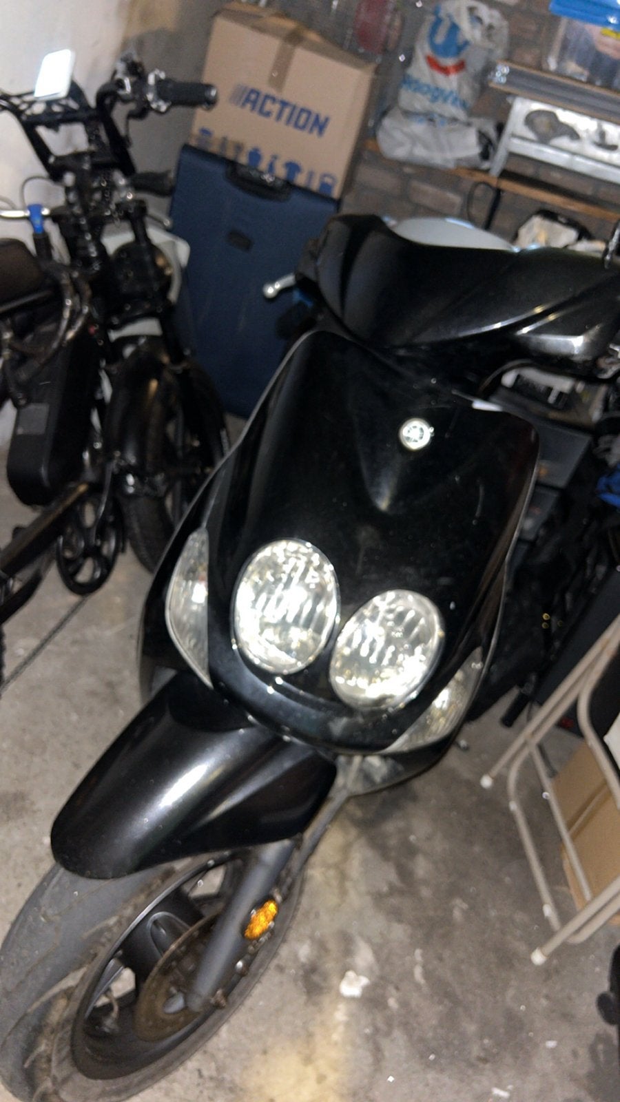 Zwarte Yamaha Neos Scooter - Goed Onderhouden, Fietsen en Brommers, Snorfietsen en Snorscooters, Ophalen of Verzenden, Gebruikt