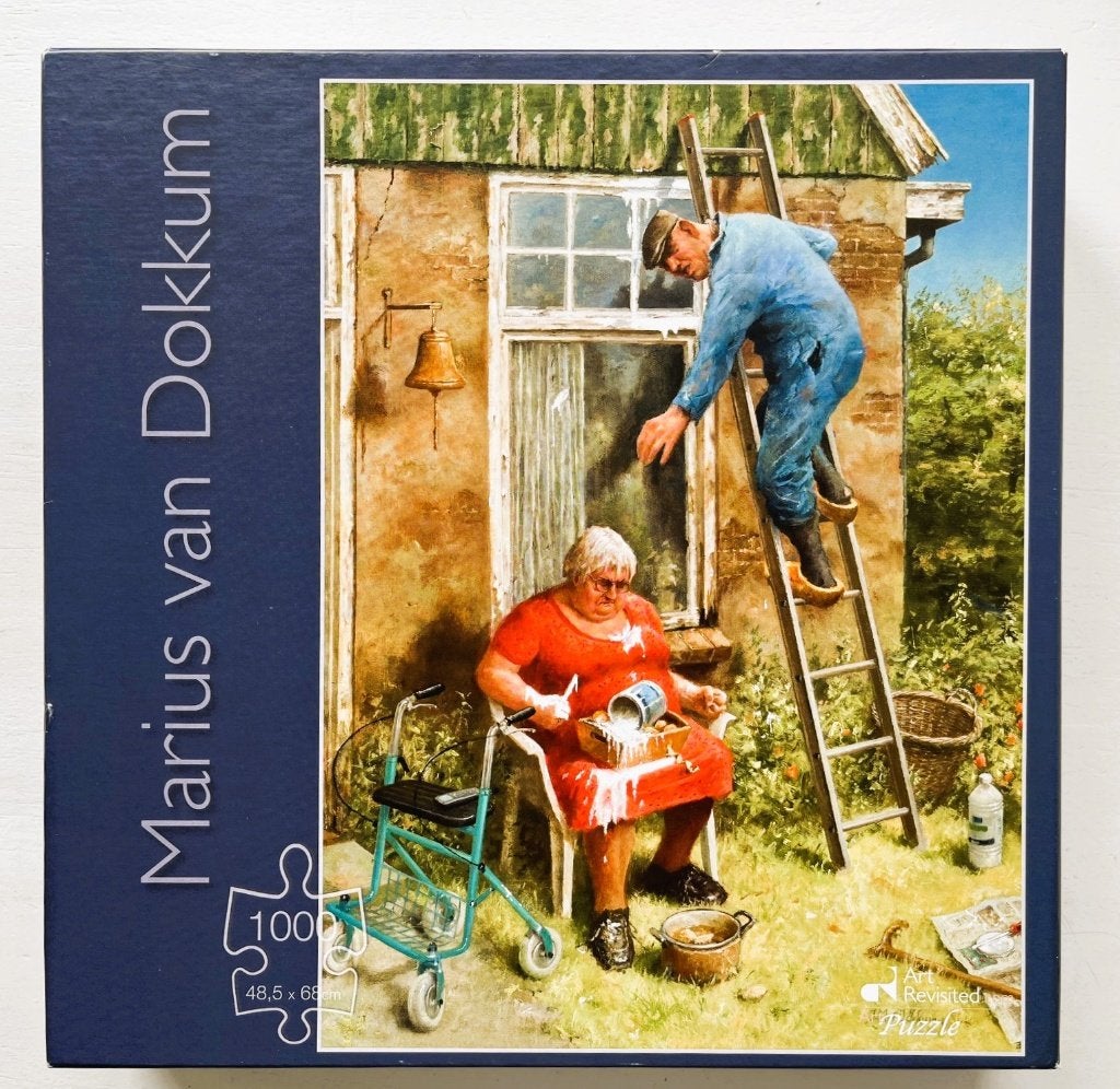 Marius van Dokkum Puzzel - De Doehetzelver, Hobby en Vrije tijd, Ophalen of Verzenden, 500 t/m 1500 stukjes, Zo goed als nieuw