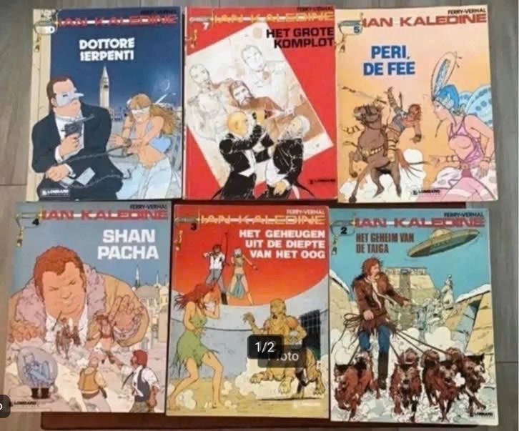 6 delen Ian Kaledine door Ferry Vernal, Meerdere stripboeken, Ophalen of Verzenden, Gelezen
