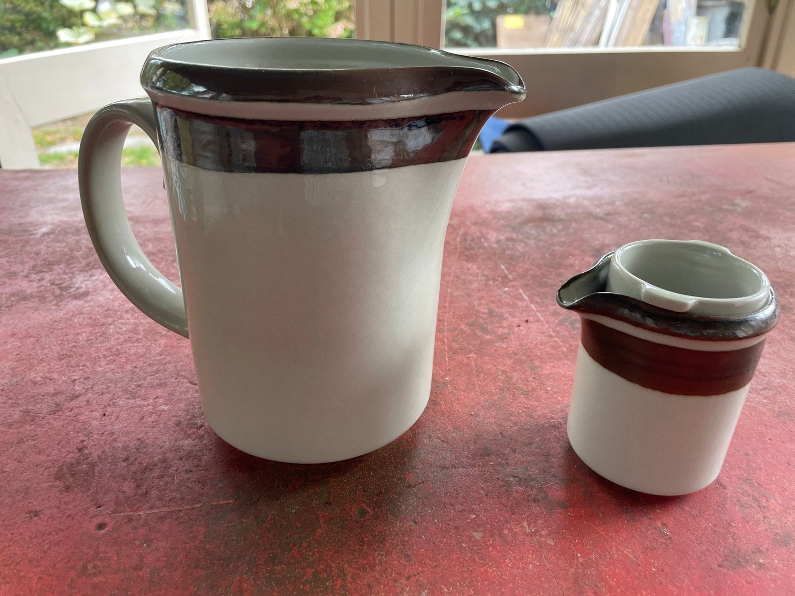 Arabia Karelia Melkkan en Suikerpot - Vintage Servies, Keramiek, Overige typen, Vintage, Ophalen of Verzenden