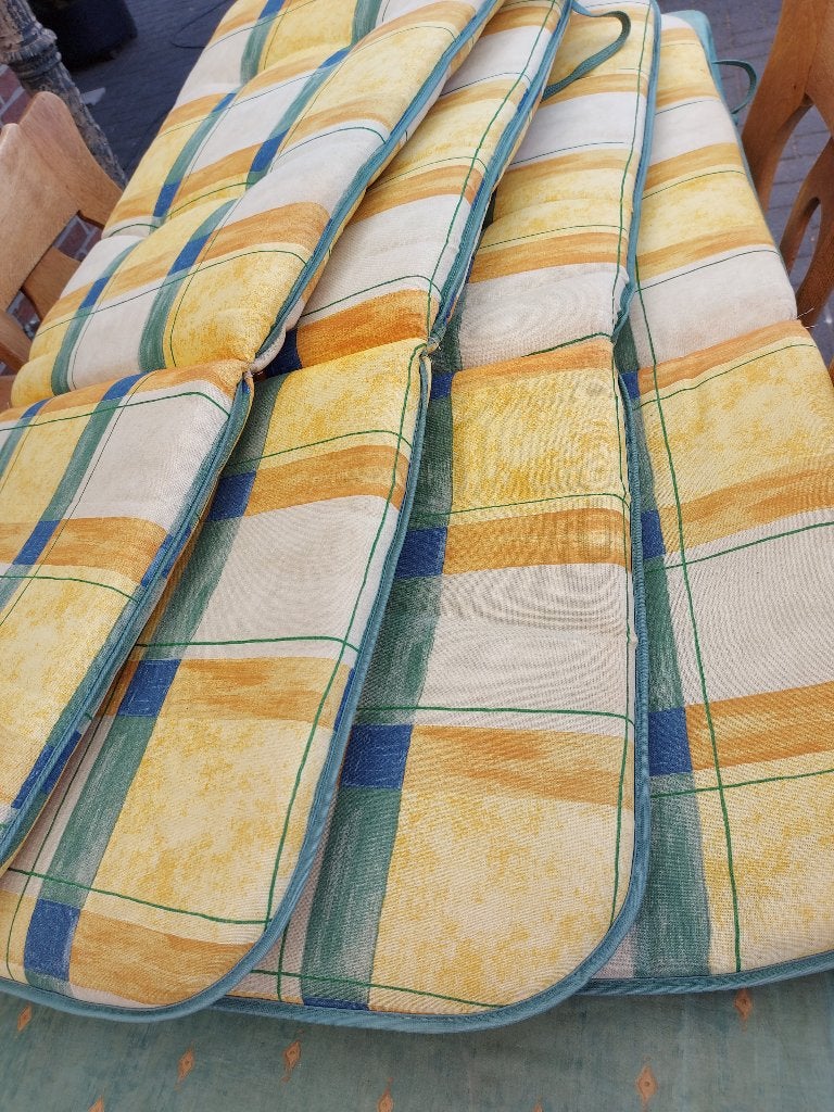 4 tuinkussens zgan !!!, Tuin en Terras, Ophalen, Zo goed als nieuw