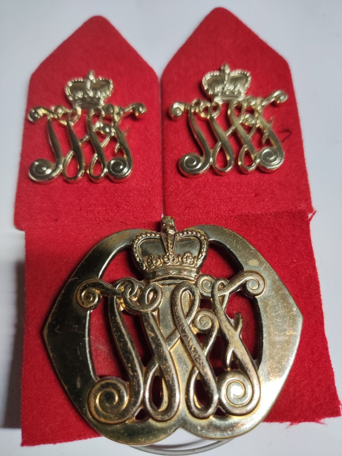 Setje Johan Willem Friso (JWF) 13 Ponsgaten, Verzamelen, Ophalen of Verzenden, Landmacht, Nederland, Embleem of Badge