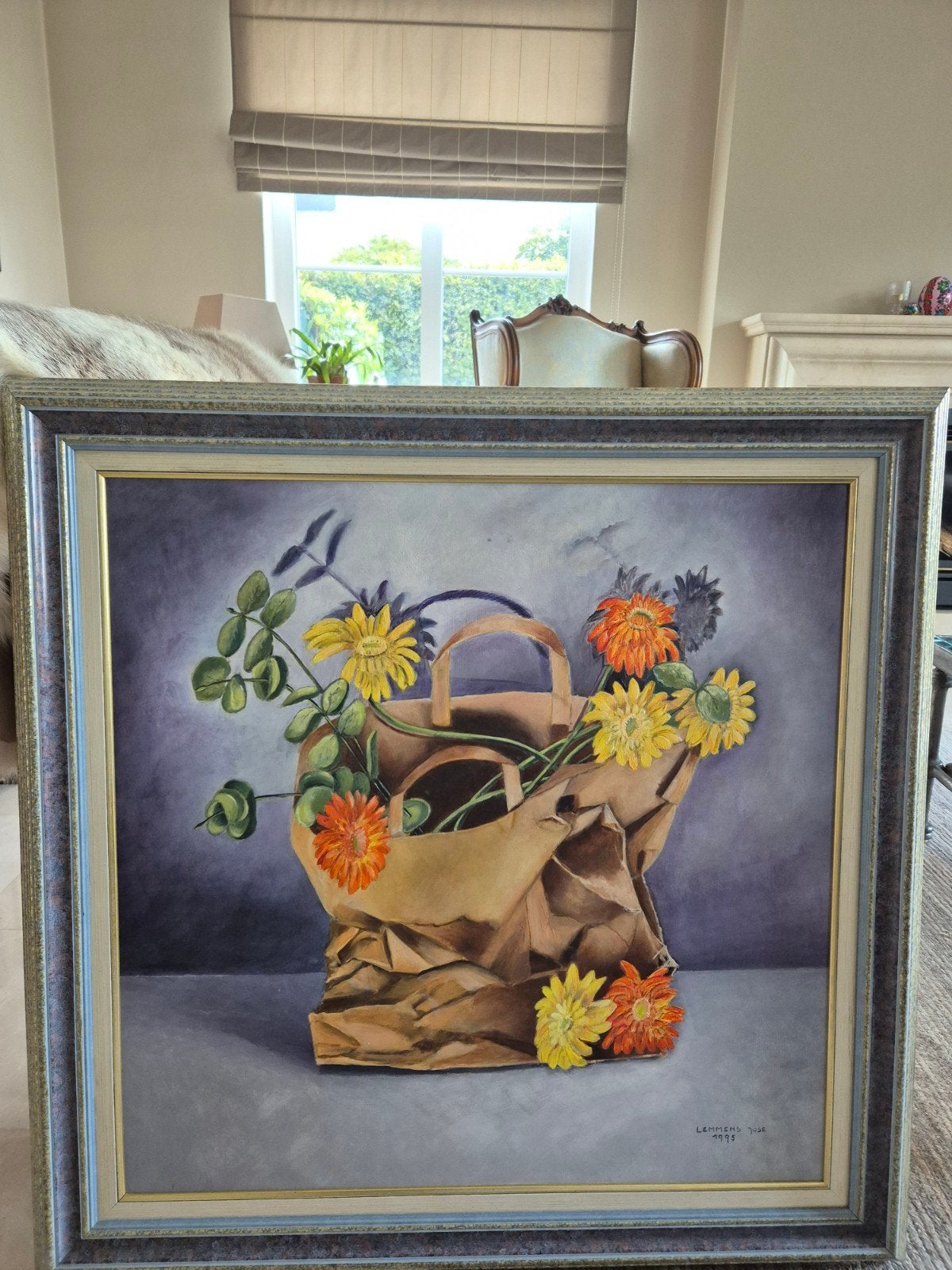groot surrealistisch schilderij, Ophalen of Verzenden