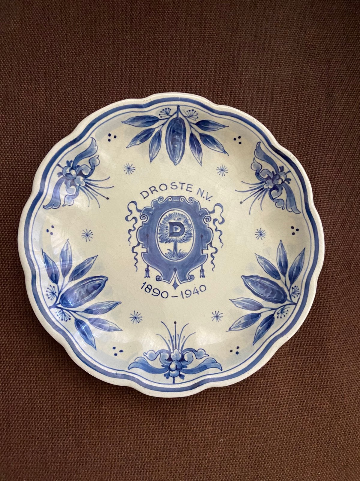 Droste Bordje 1890 - 1940, Antiek en Kunst, Ophalen of Verzenden