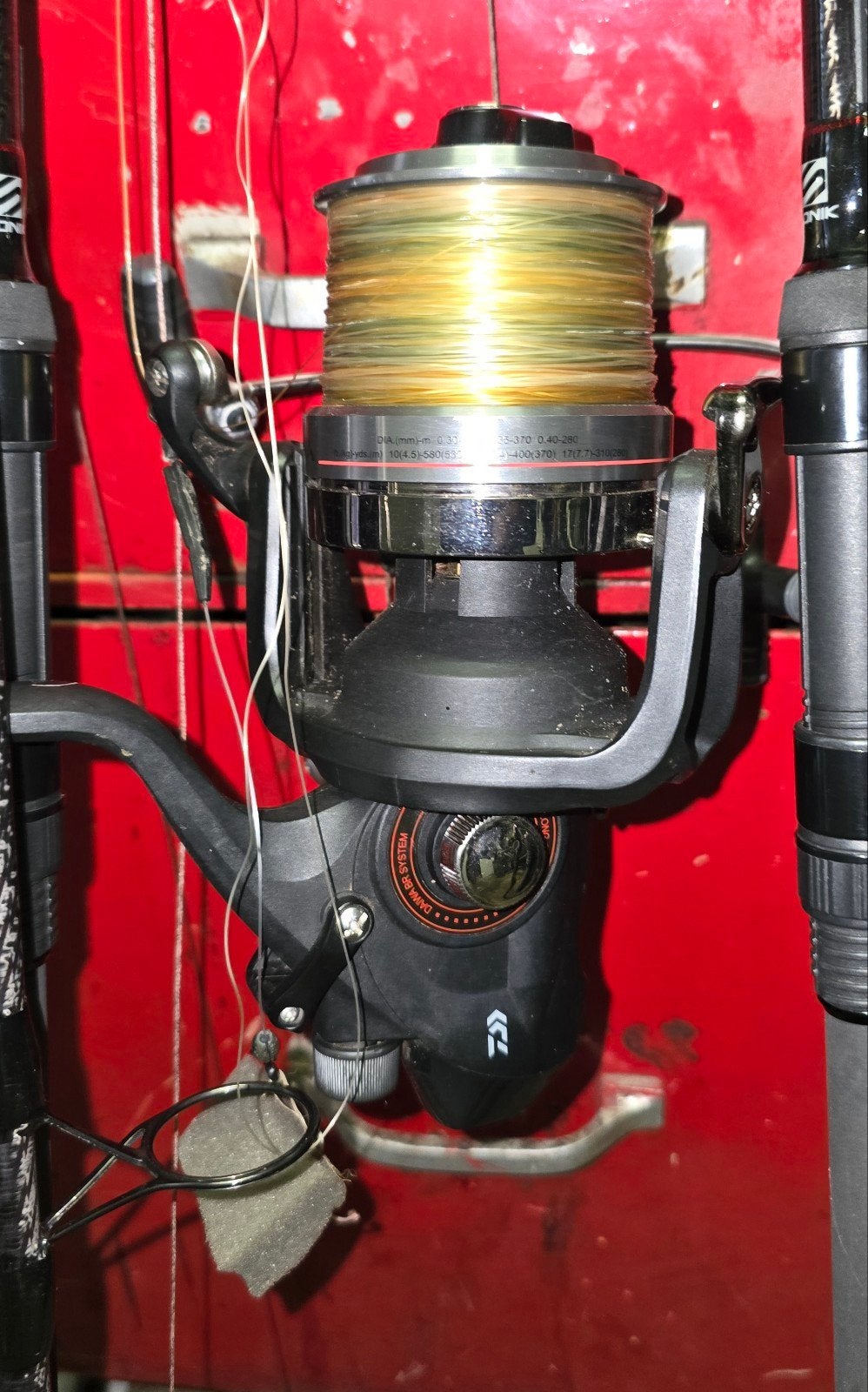 Drie stuks Daiwa Windcast BR 5000LDA molens, Ophalen of Verzenden, Gebruikt, Molen