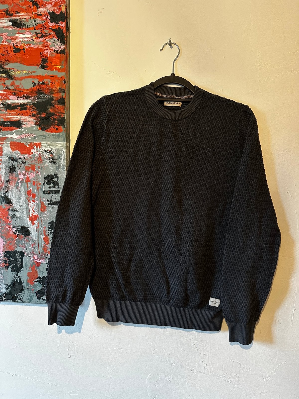 Jack&Jones Herentrui - Maat M - Grijs, Ophalen of Verzenden, Gedragen, Maat 48/50 (M), Grijs