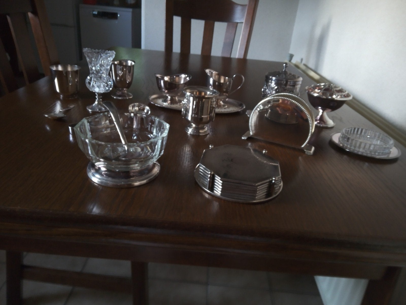 10 x Verzilverde Curiosa Douwe Egberts Jaren '60 NIEUW !!!, Antiek en Kunst, Ophalen of Verzenden, Zilver