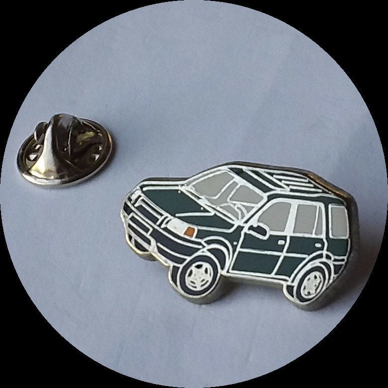 LANDROVER FREELANDER pin, groen, Verzenden, Zo goed als nieuw, Transport, Speldje of Pin