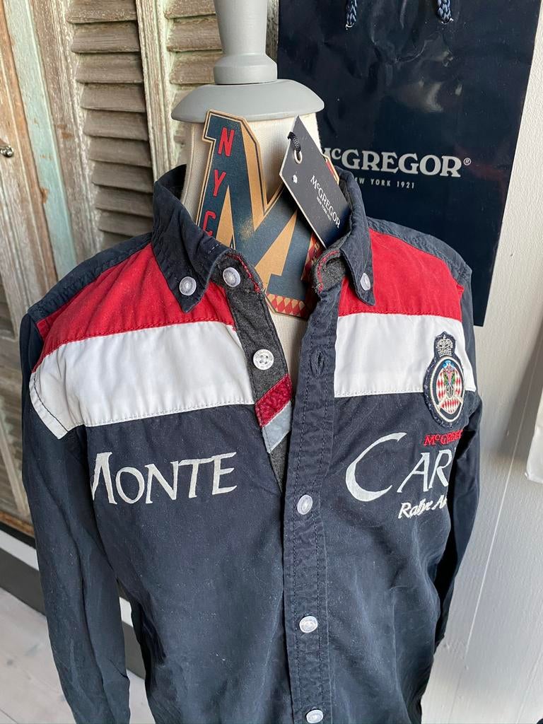 Schitterend McGREGOR Rallye Monte Carlo overhemd size 140, McGregor, Overhemd of Blouse, Ophalen of Verzenden, Zo goed als nieuw