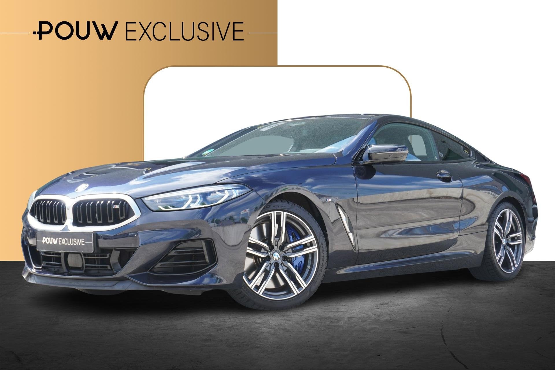 BMW 8-serie M850i 530pk xDrive High Executive | LED Laser |, Auto's, Automaat, 12 maanden, Gebruikt, Zwart