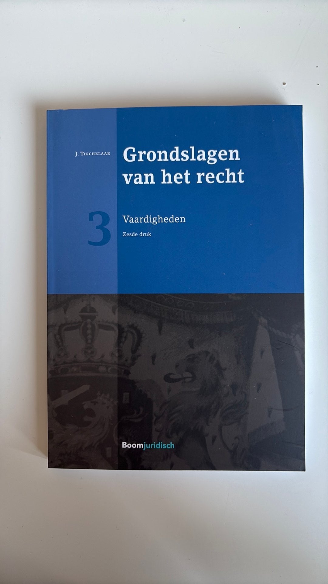 Grondslagen van het Recht 3 Vaardigheden Tigchelaar, Ophalen of Verzenden, Zo goed als nieuw, Jet Tigchelaar