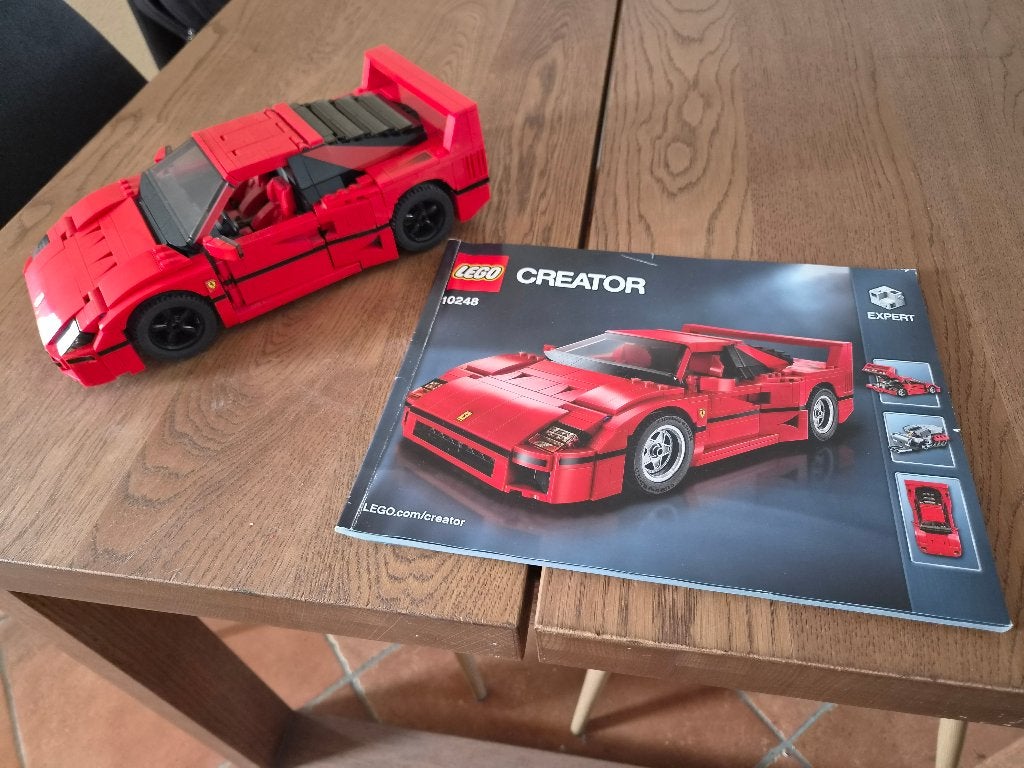 LEGO 10248 Ferrari F40, Lego, Inclusief instructies, Ophalen of Verzenden, Zo goed als nieuw