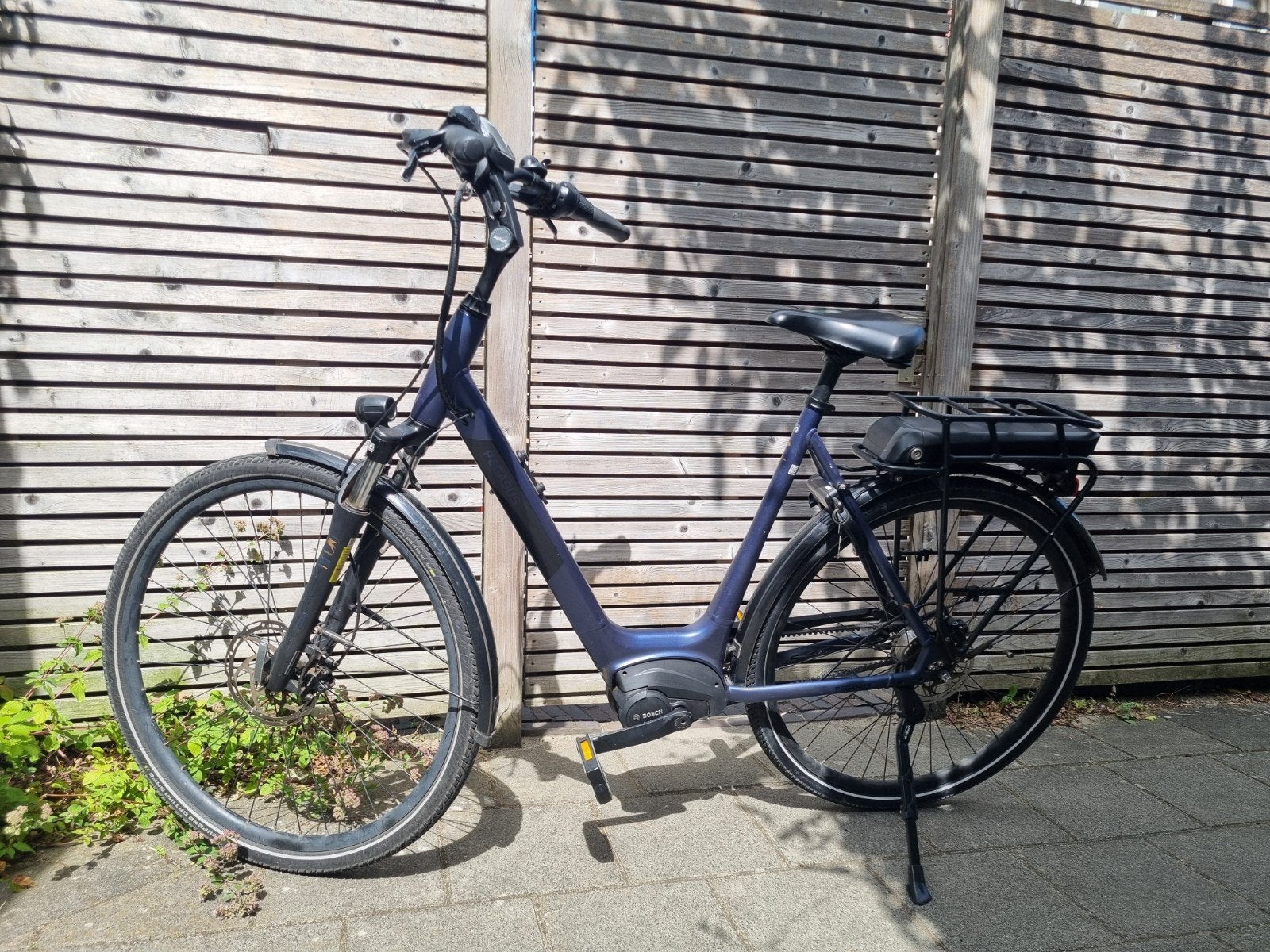 Elektrische damesfiets Pegasus Siena, donkerblauw, 59 cm of meer, Ophalen, Gebruikt, Overige merken