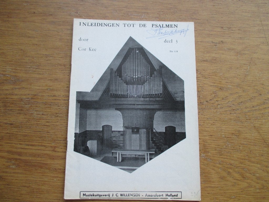 INLEIDINGEN TOT DE PSALMEN DEL 3 -  COR KEE - ORGEL, Muziek en Instrumenten, Orgel, Gebruikt, Ophalen of Verzenden, Religie en Gospel