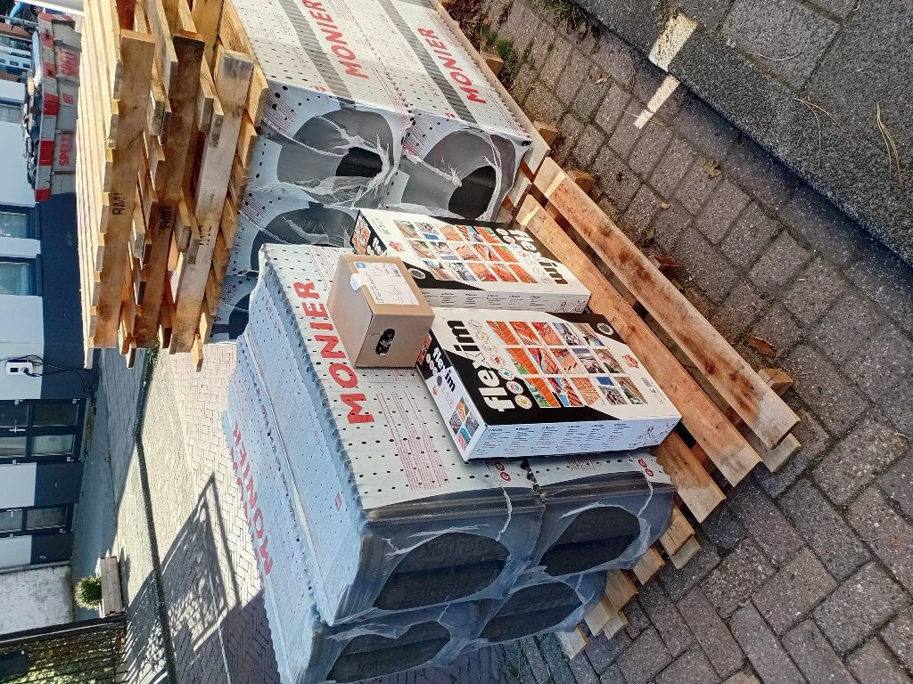Restant renovatie dak (nieuw), Ophalen, 10 tot 15 m², Steen of Klei, Zwart