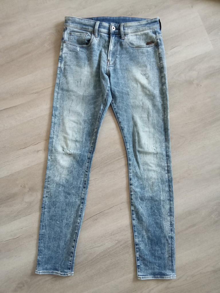 G-Star RAW Revend Skinny, maat W29L34, top afgewerkt zie fot, Kleding | Heren, Spijkerbroeken en Jeans, Blauw, W32 (confectie 46) of kleiner
