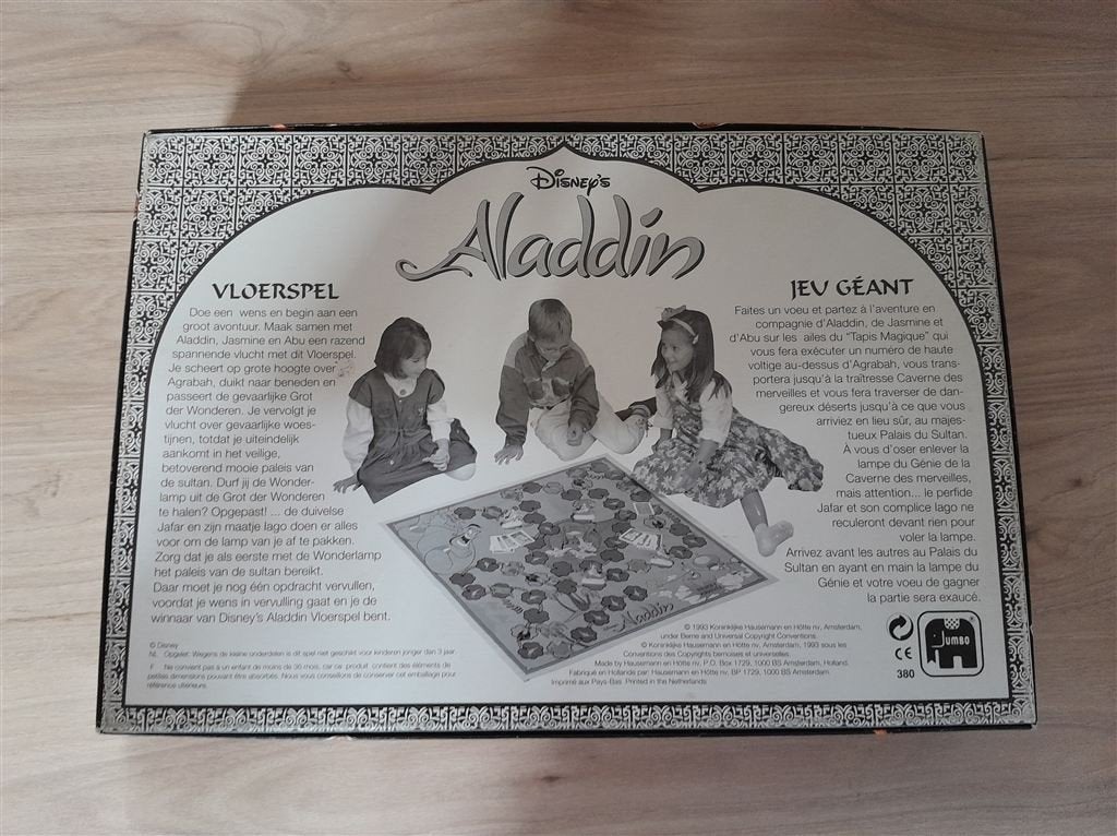 aladdin vloerspel jumbo [s1248], Verzenden, Zo goed als nieuw