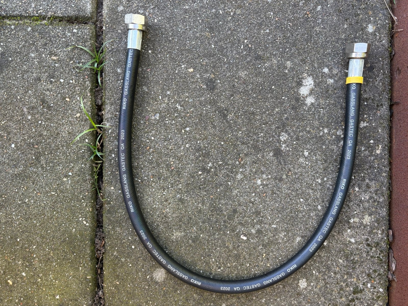 Gasslang fornuis 80cm, Witgoed en Apparatuur, Minder dan 85 cm, Zo goed als nieuw, Gas, Vrijstaand