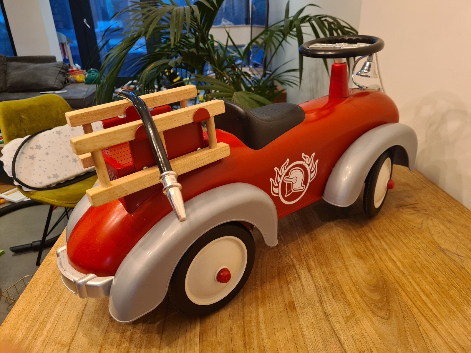 Brandweer loopauto voor kinderen - Zo goed als nieuw, Ophalen of Verzenden, Zo goed als nieuw, Loopvoertuig