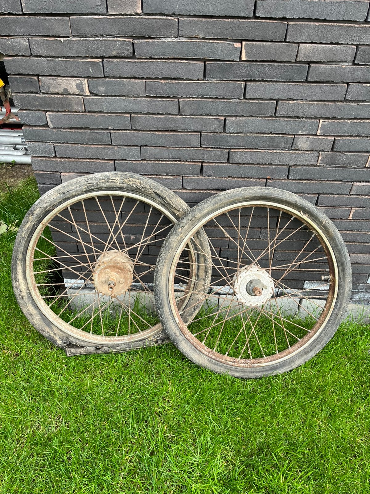 Set wielen honda pc50, Ophalen of Verzenden, Zo goed als nieuw, Overige typen, Overige merken